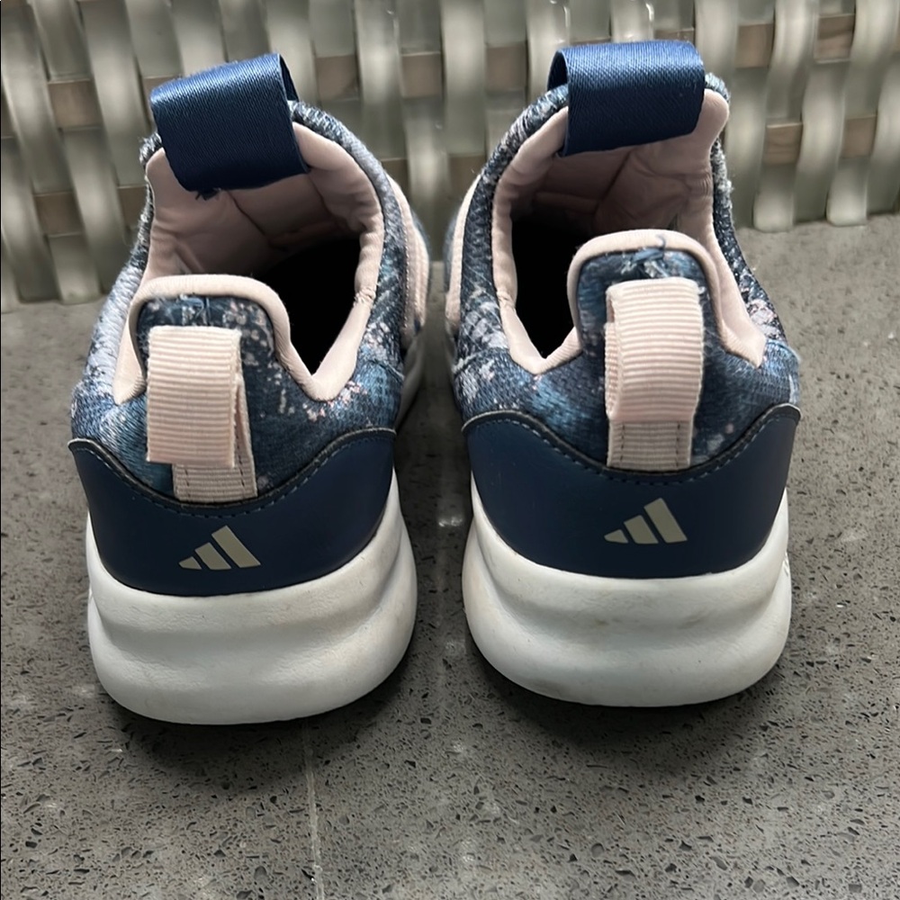 Adidas Blue and Pink Sneakers with Sporty Comfort size 3 1/2 - Picture 3 of 8